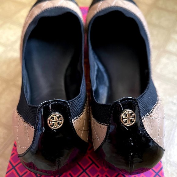 tory burch quilted ballet